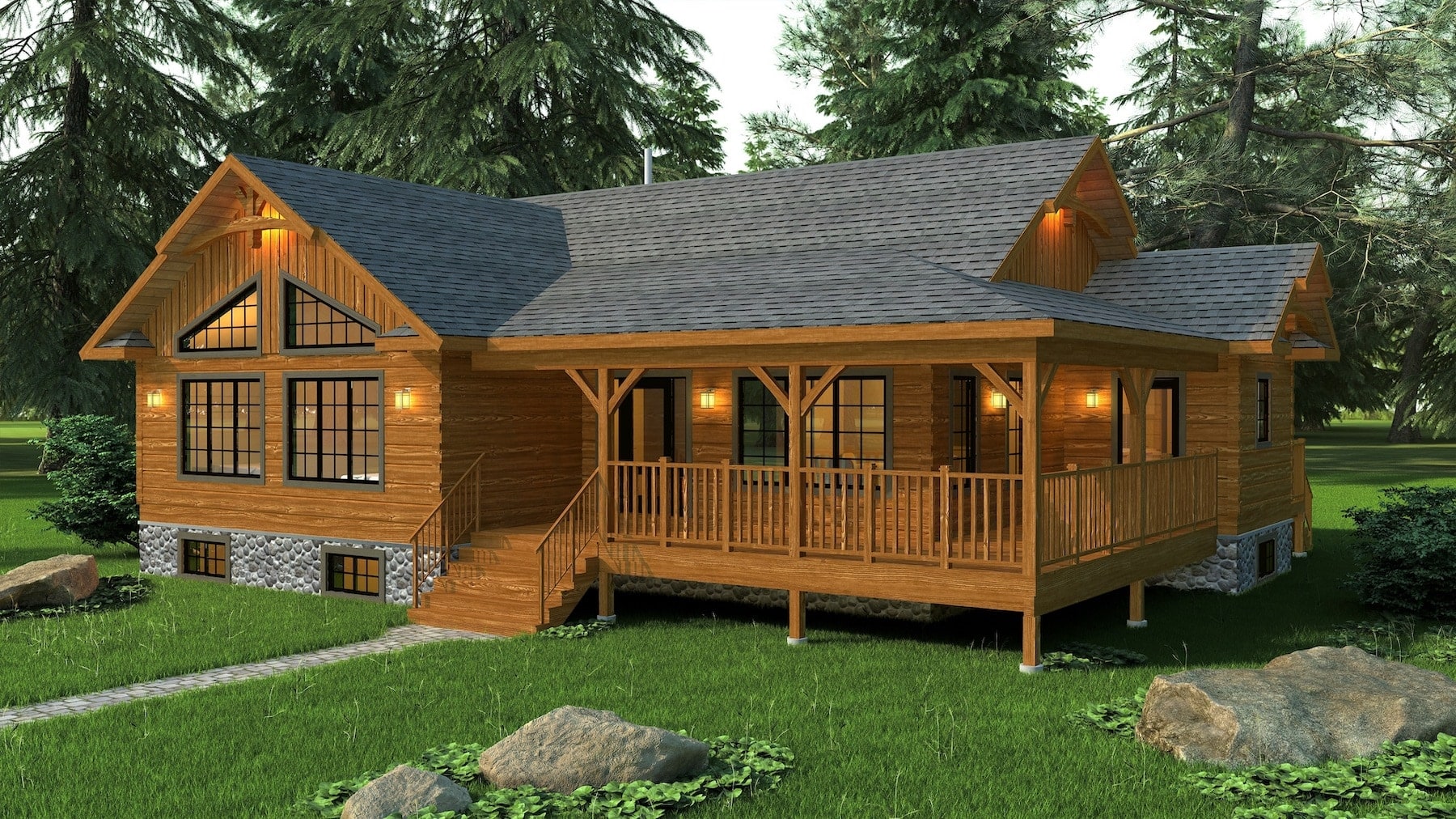 Log Homes Discovery Dream Homes